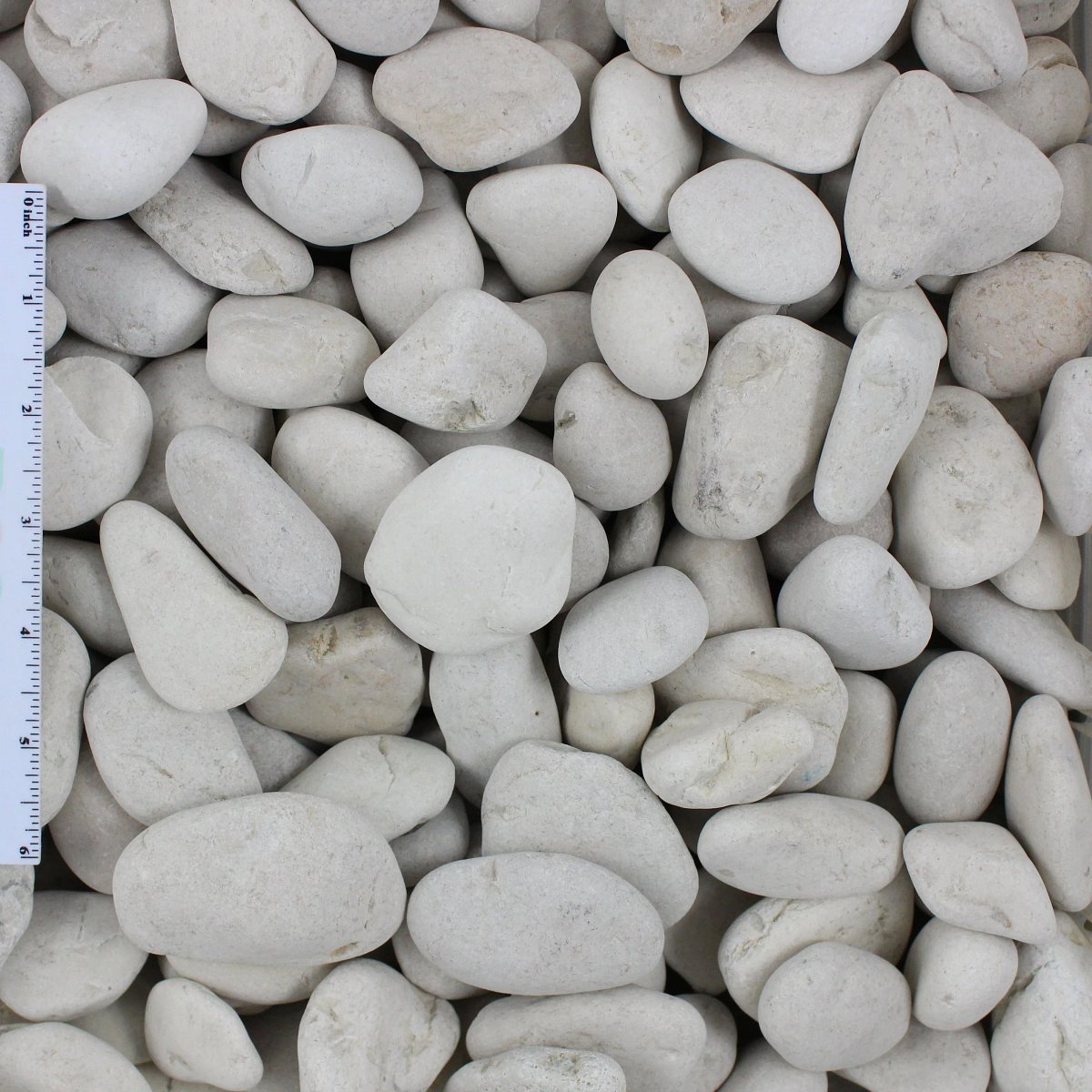 White Marble Pebble 1/2”-1”
