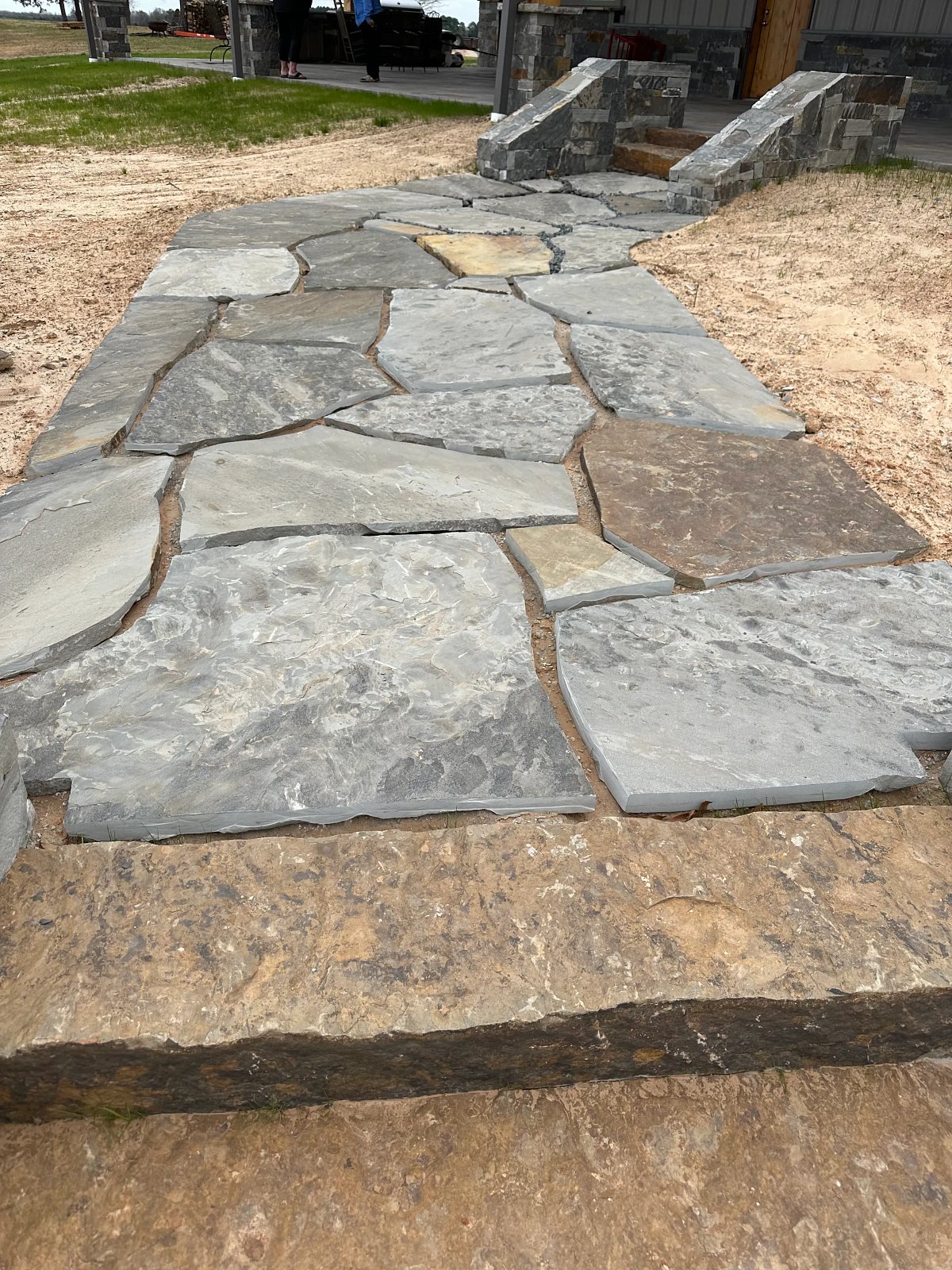 Flagstone slabs & Patio