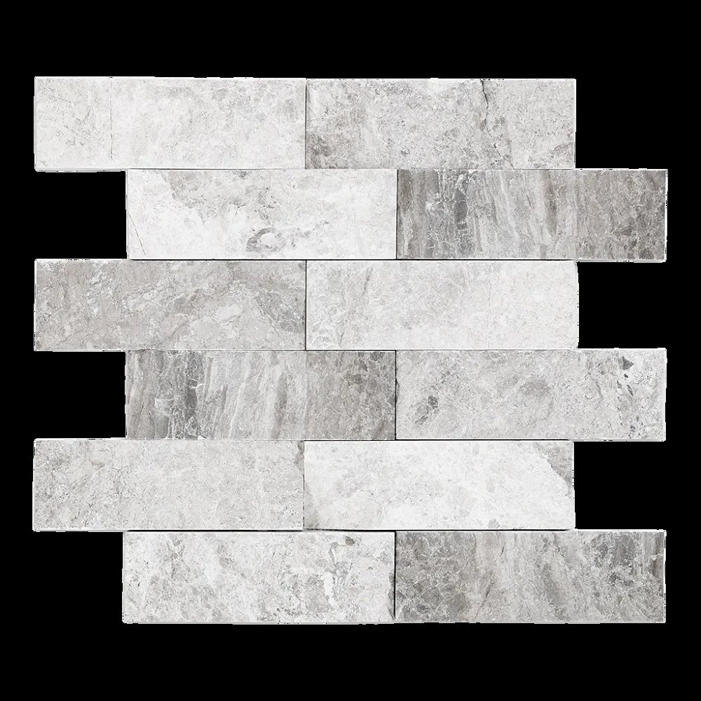 Tundra Gray Leathered Marble